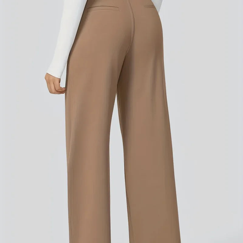 Élégance Flow™ High-Waist Tailored Pants – Mühelose Eleganz trifft Komfort