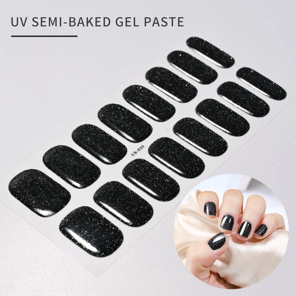 GlowGlam™ UV Gel Nail Wraps – Salon-Perfektion in Minuten (inklusive kostenloser LED-Lampe)