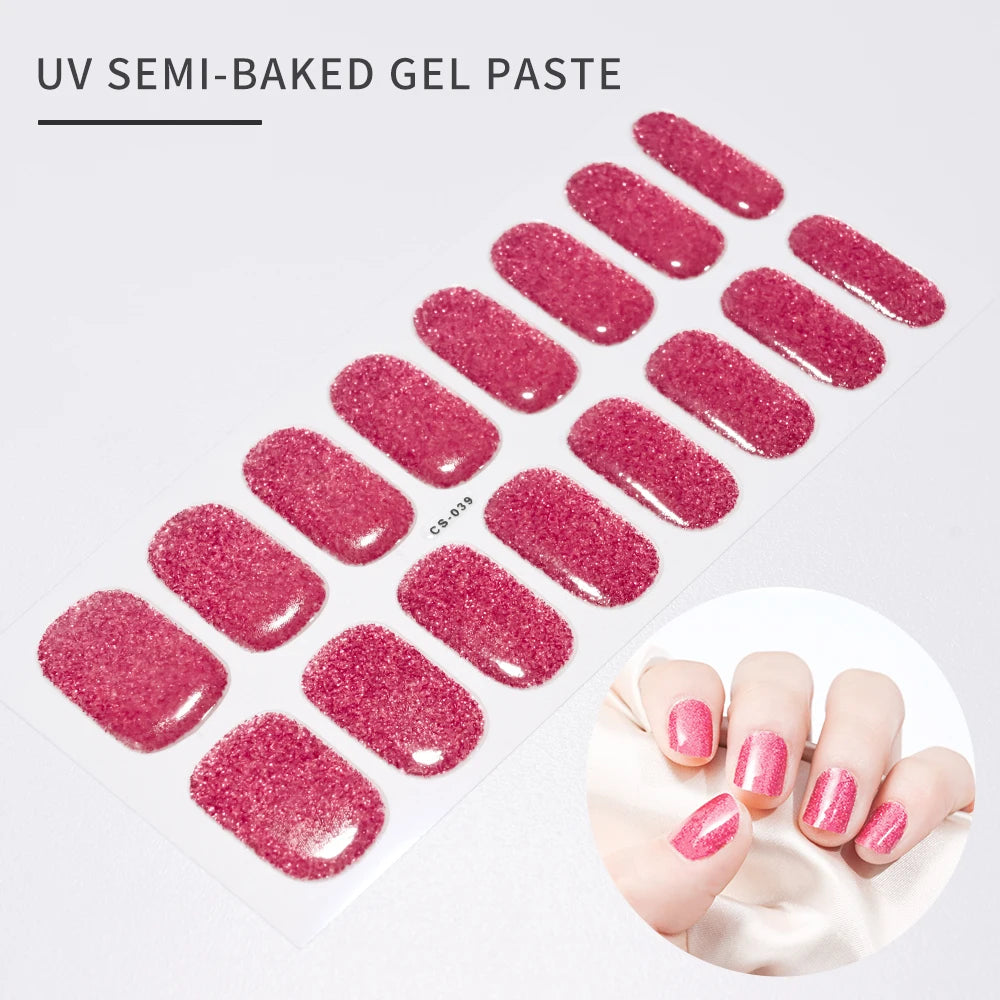 GlowGlam™ UV Gel Nail Wraps – Salon-Perfektion in Minuten (inklusive kostenloser LED-Lampe)