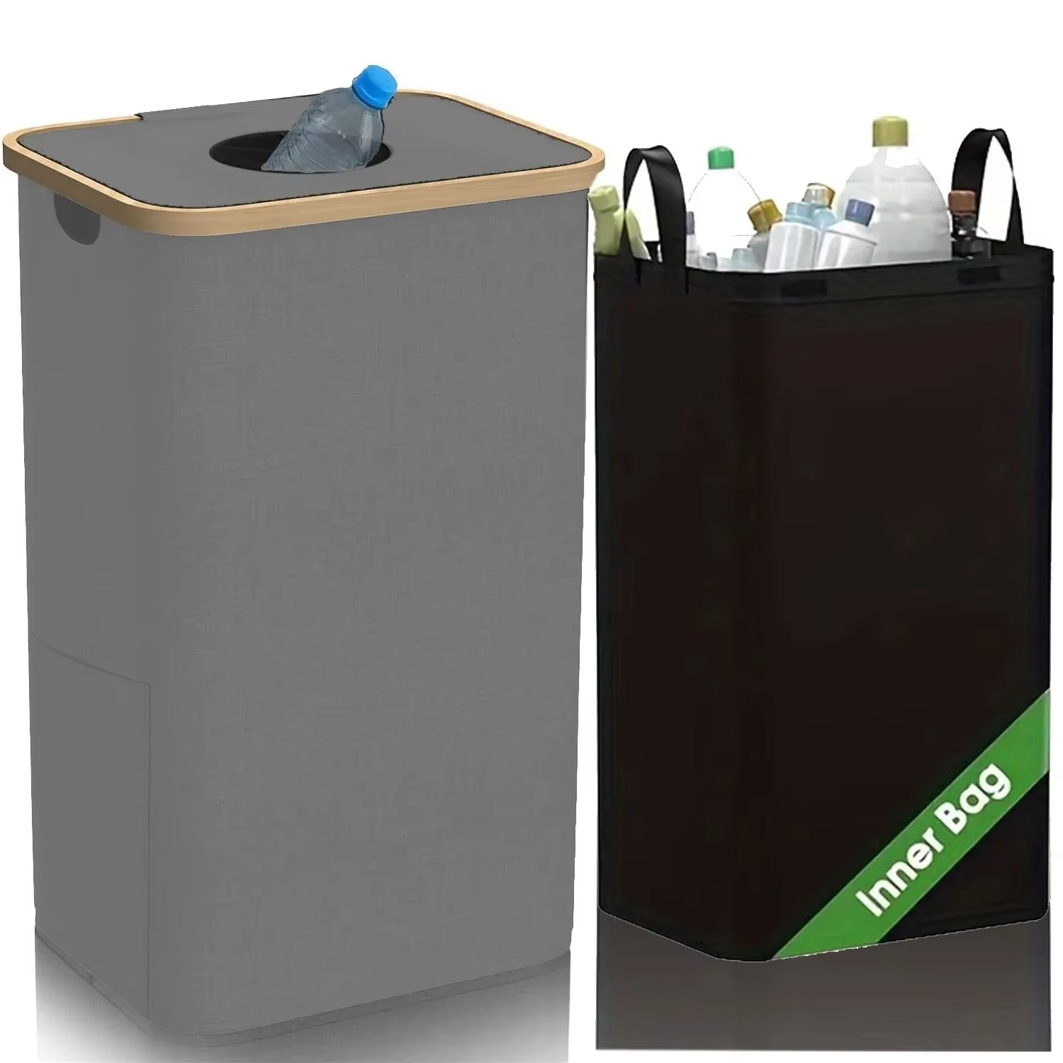 EcoFold™ – Die stilvolle, faltbare Recycling-Station für ein ordentliches & nachhaltiges Zuhause