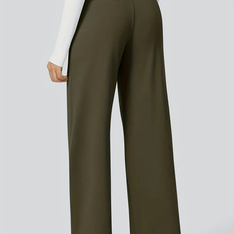 Élégance Flow™ High-Waist Tailored Pants – Mühelose Eleganz trifft Komfort