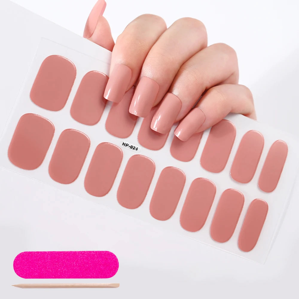 GlowGlam™ UV Gel Nail Wraps – Salon-Perfektion in Minuten (inklusive kostenloser LED-Lampe)