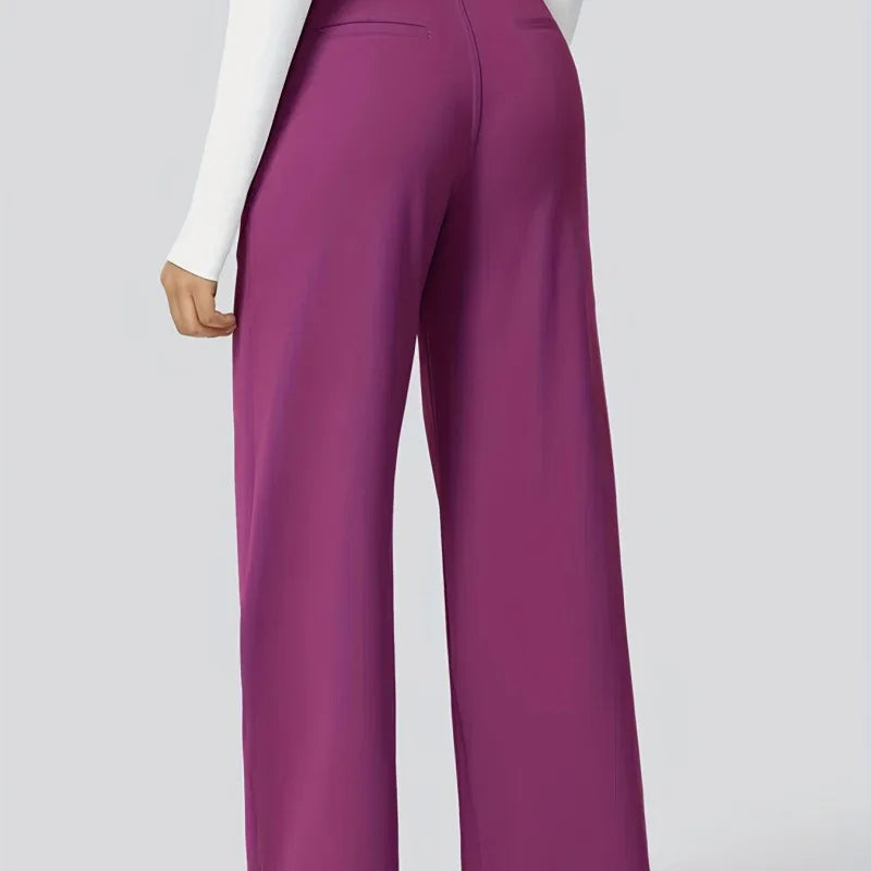 Élégance Flow™ High-Waist Tailored Pants – Mühelose Eleganz trifft Komfort