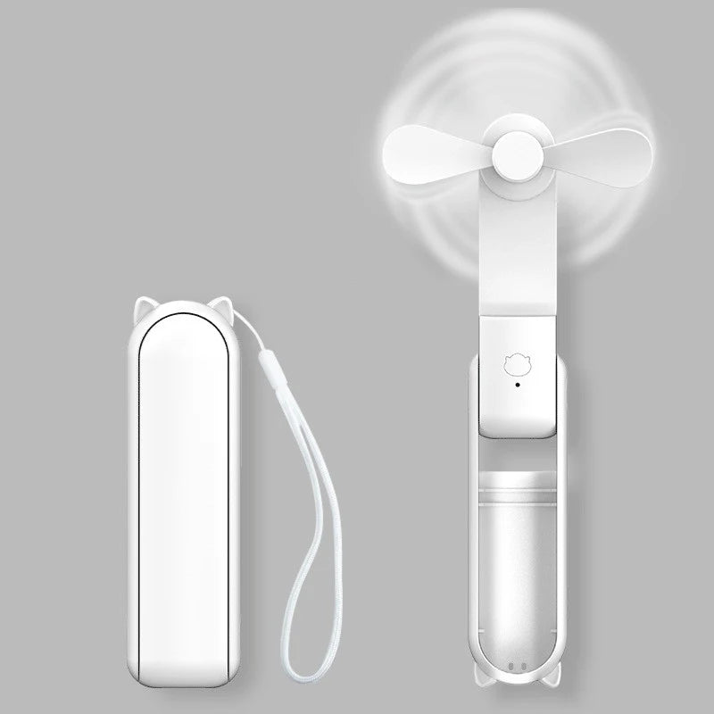 Tragbarer USB Mini-Ventilator – 3-Stufen Faltbar für Reisen & Outdoor
