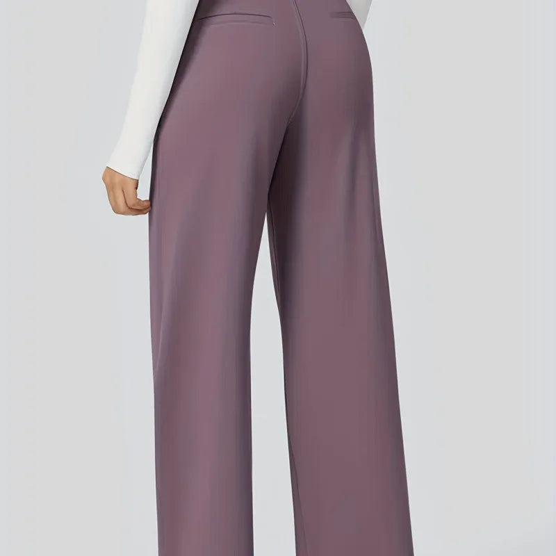 Élégance Flow™ High-Waist Tailored Pants – Mühelose Eleganz trifft Komfort