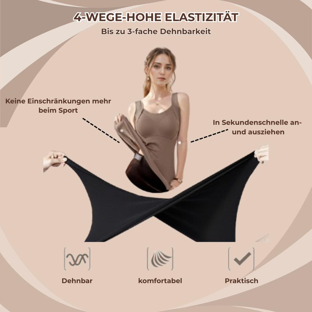 1+1 GRATIS |LumiWarm™ BraTherm – Wärmendes Thermo-Top mit integrierter BH-Stütze