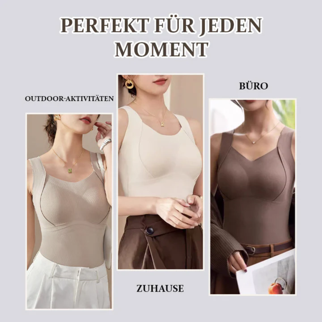 1+1 GRATIS |LumiWarm™ BraTherm – Wärmendes Thermo-Top mit integrierter BH-Stütze