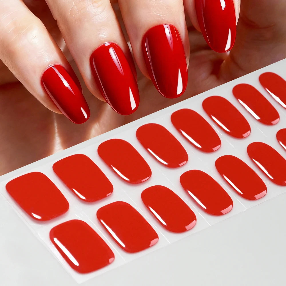 GlowGlam™ UV Gel Nail Wraps – Salon-Perfektion in Minuten (inklusive kostenloser LED-Lampe)