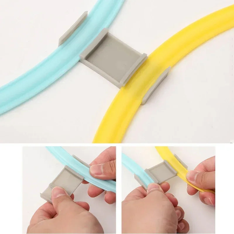 Outdoor Kinder Lattice Jump Ring Set – 10 Reifen & 10 Verbinder für Spaß