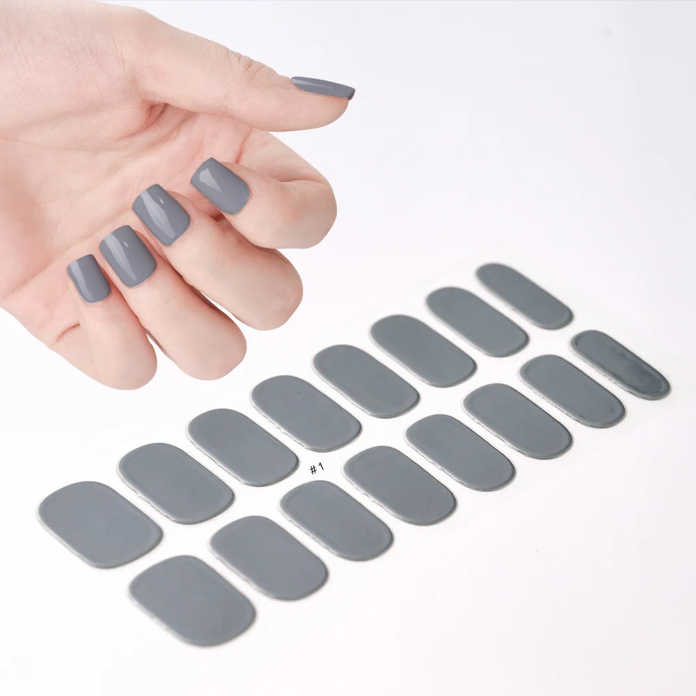 GlowGlam™ UV Gel Nail Wraps – Salon-Perfektion in Minuten (inklusive kostenloser LED-Lampe)
