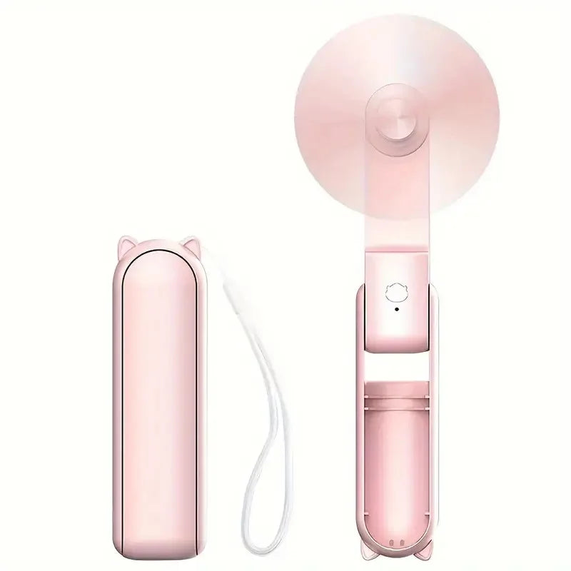 Tragbarer USB Mini-Ventilator – 3-Stufen Faltbar für Reisen & Outdoor