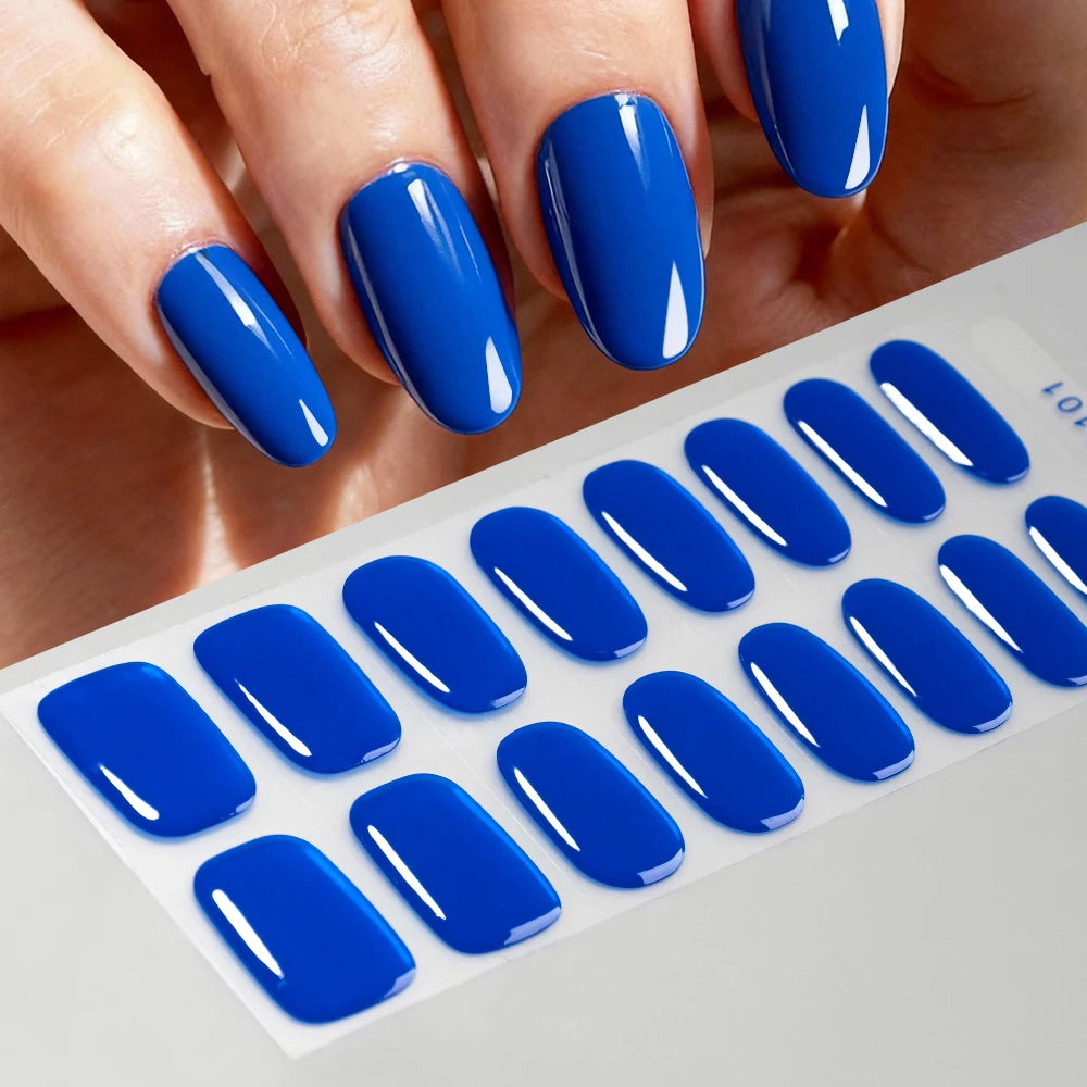 GlowGlam™ UV Gel Nail Wraps – Salon-Perfektion in Minuten (inklusive kostenloser LED-Lampe)