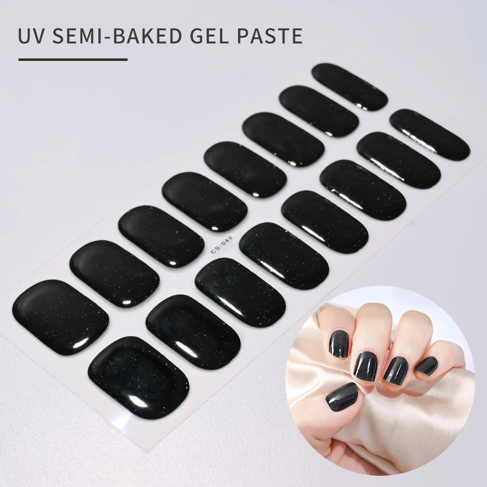 GlowGlam™ UV Gel Nail Wraps – Salon-Perfektion in Minuten (inklusive kostenloser LED-Lampe)