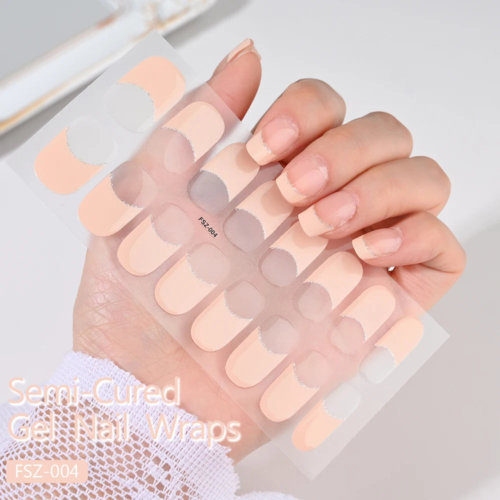 GlowGlam™ UV Gel Nail Wraps – Salon-Perfektion in Minuten (inklusive kostenloser LED-Lampe)