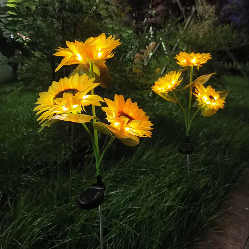 Solar LED Sonnenblumen Gartenlichter | Nur Heute 50% RABATT!🌻