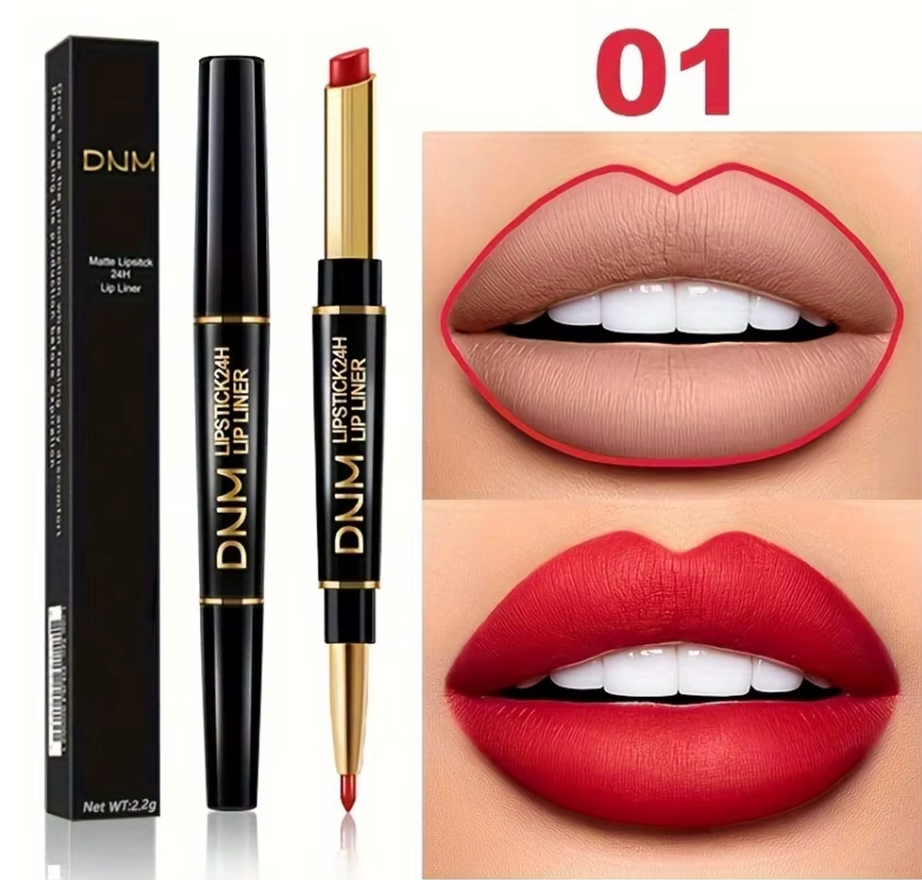 1+1 GRATIS | Duo Lipliner & Lippenstift – Halt, Pflege & Farbe in einem