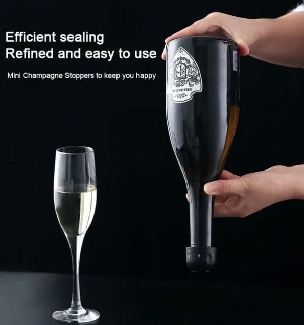 1+1 GRATIS | Champagnerverschluss – Luftdichter Flaschenverschluss für Sekt & Wein