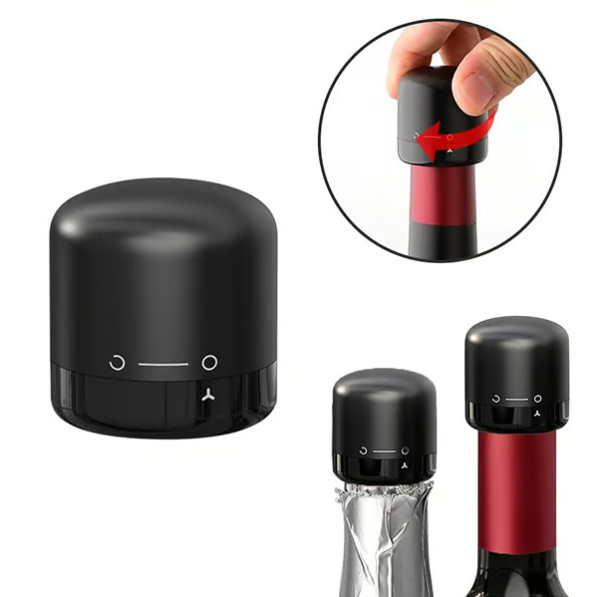 1+1 GRATIS | Champagnerverschluss – Luftdichter Flaschenverschluss für Sekt & Wein