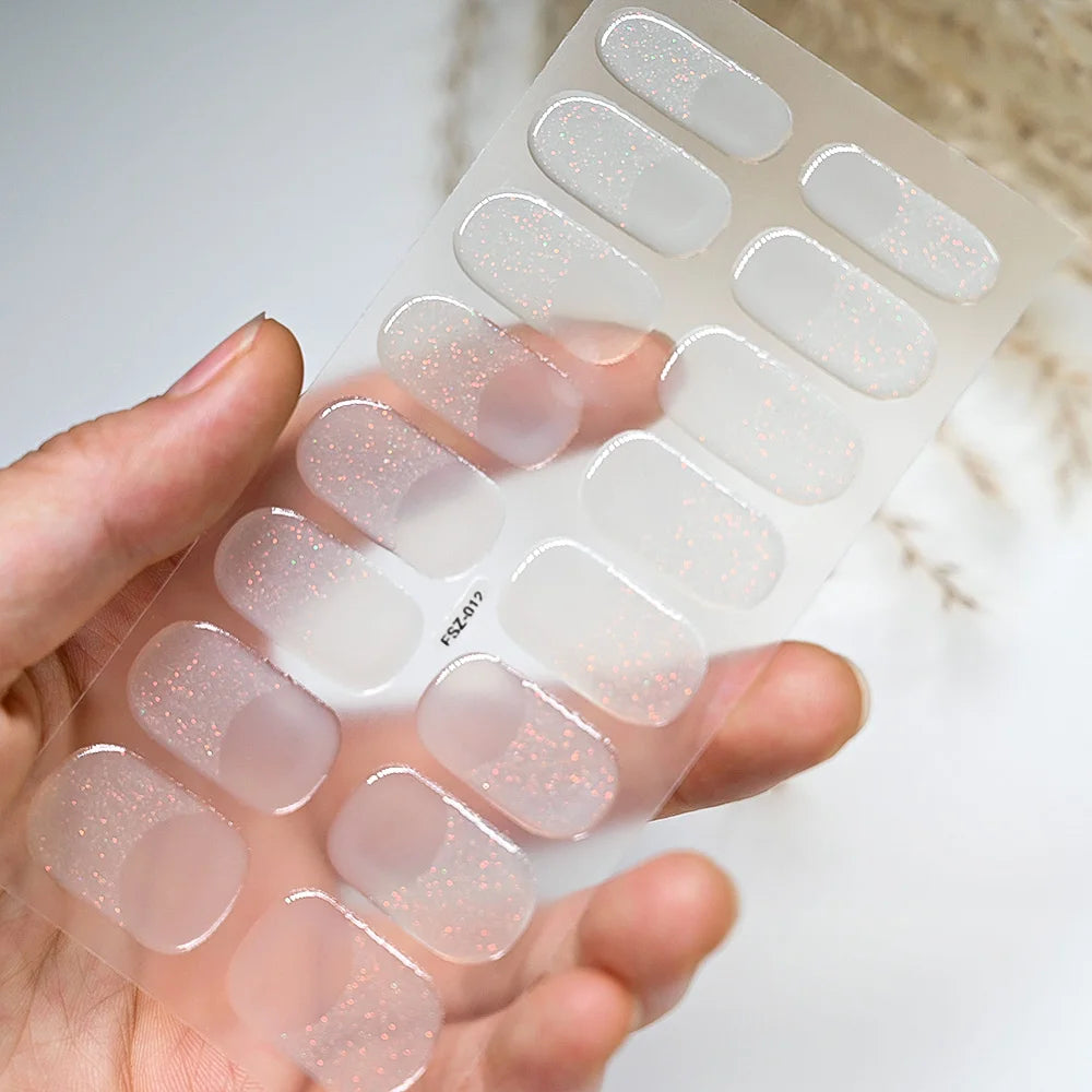 GlowGlam™ UV Gel Nail Wraps – Salon-Perfektion in Minuten (inklusive kostenloser LED-Lampe)