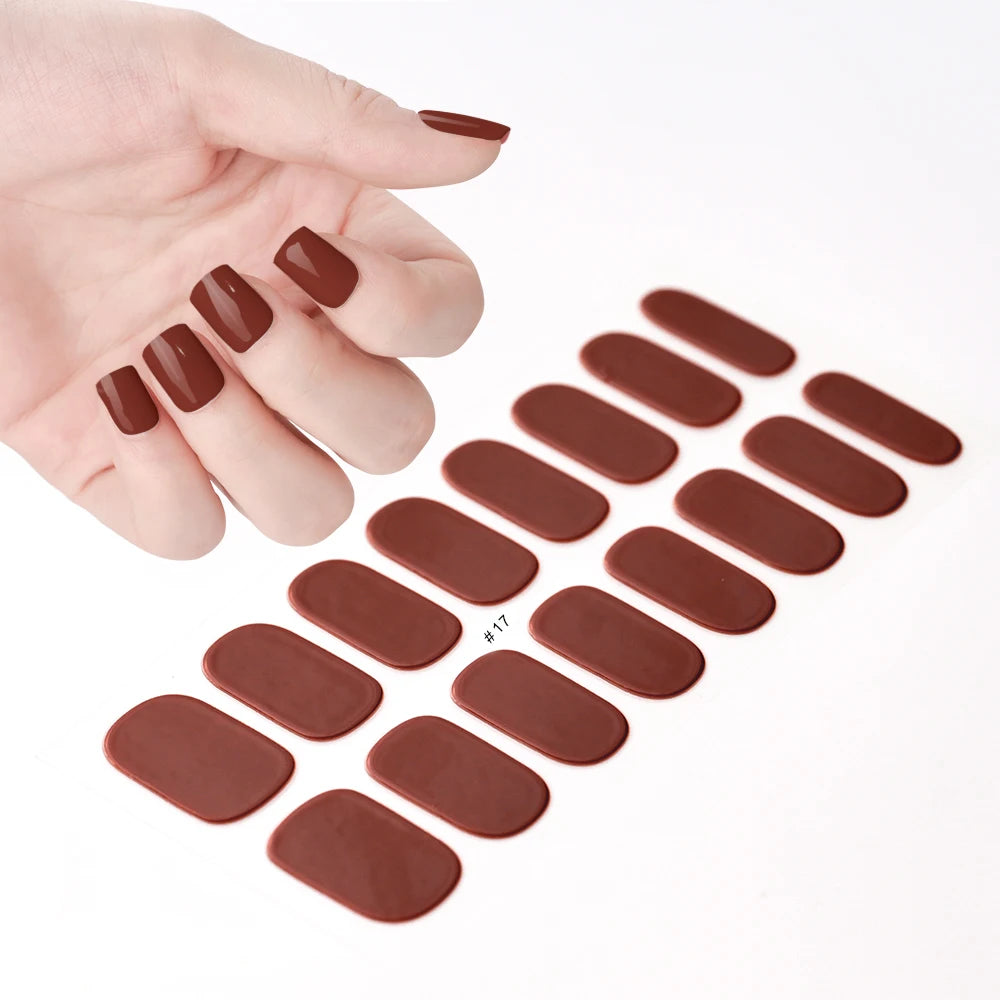 GlowGlam™ UV Gel Nail Wraps – Salon-Perfektion in Minuten (inklusive kostenloser LED-Lampe)