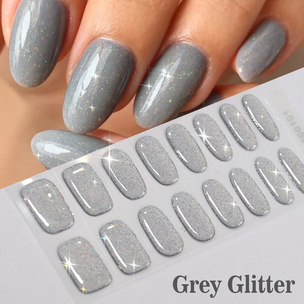 GlowGlam™ UV Gel Nail Wraps – Salon-Perfektion in Minuten (inklusive kostenloser LED-Lampe)