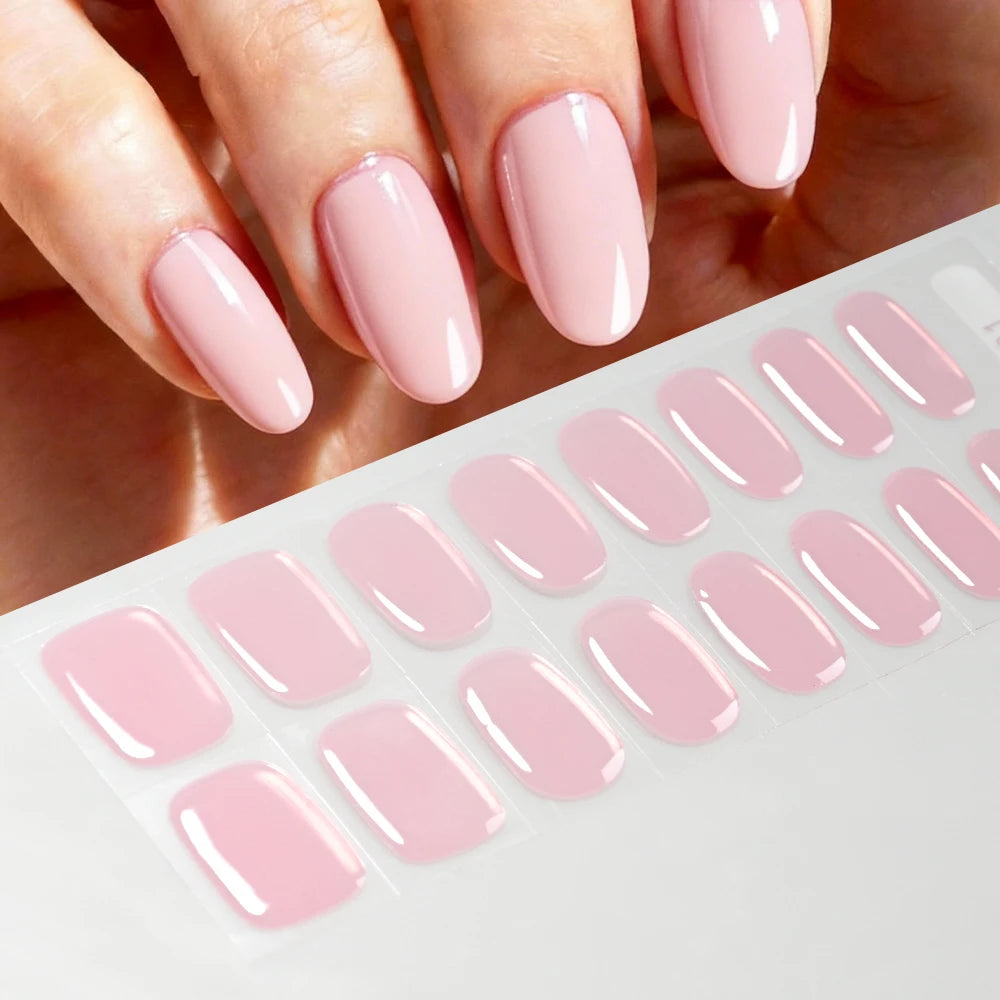GlowGlam™ UV Gel Nail Wraps – Salon-Perfektion in Minuten (inklusive kostenloser LED-Lampe)