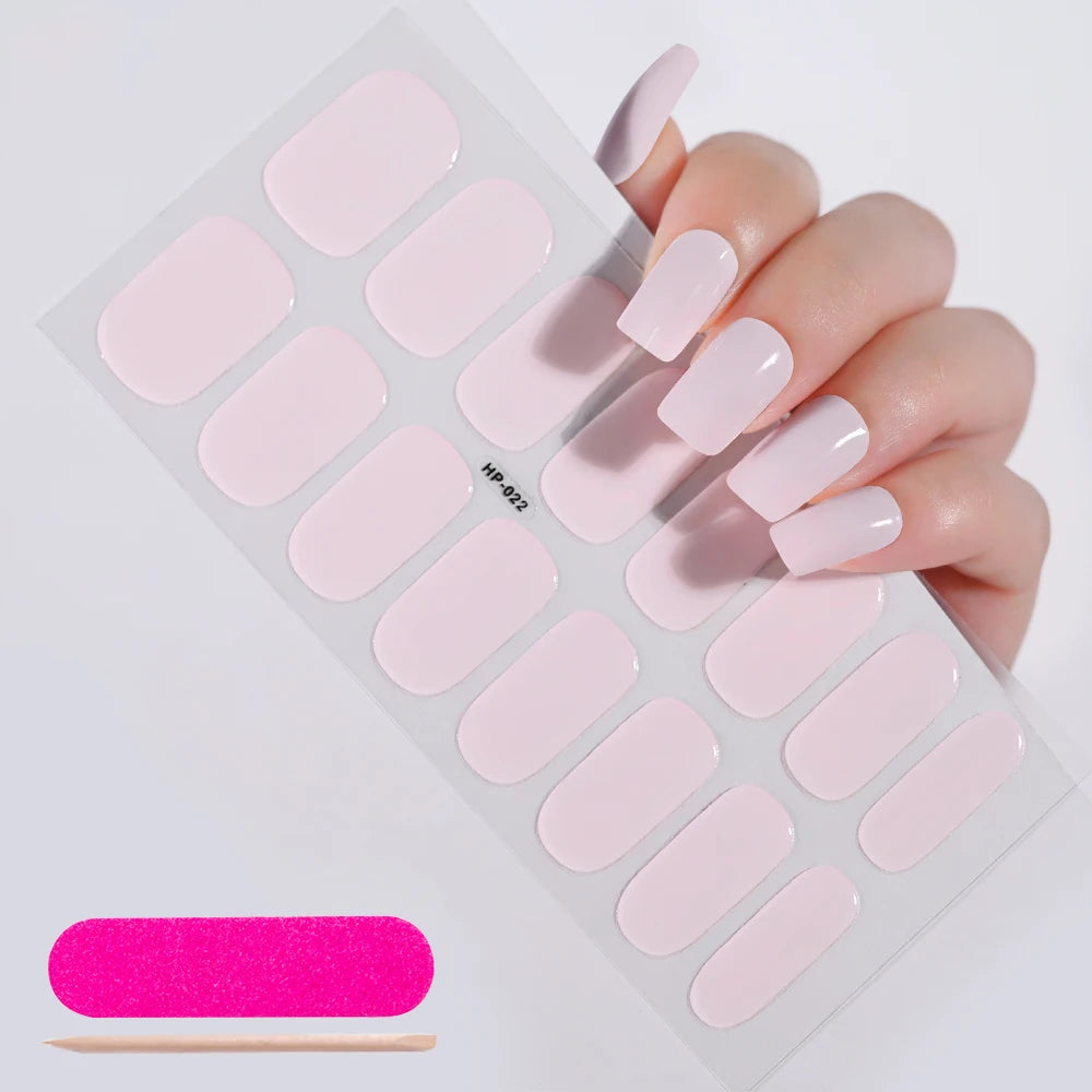 GlowGlam™ UV Gel Nail Wraps – Salon-Perfektion in Minuten (inklusive kostenloser LED-Lampe)