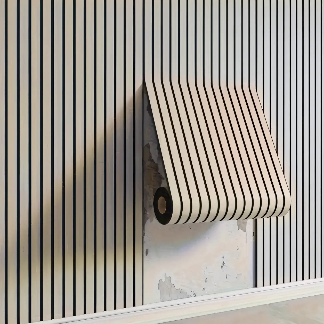 Selbstklebendes 3D-Wandpaneel in Holzoptik – 40 × 300 cm