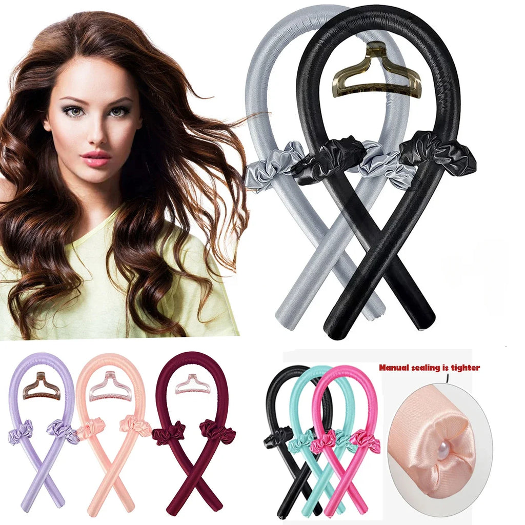 CurlSoft™ Heatless Lockenband – Locken ohne Hitze, über Nacht perfekt | 1+1 GRATIS