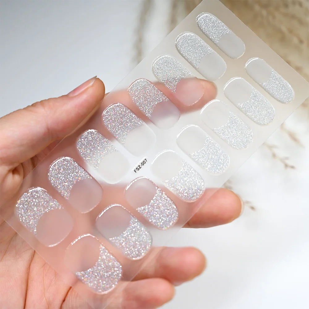 GlowGlam™ UV Gel Nail Wraps – Salon-Perfektion in Minuten (inklusive kostenloser LED-Lampe)