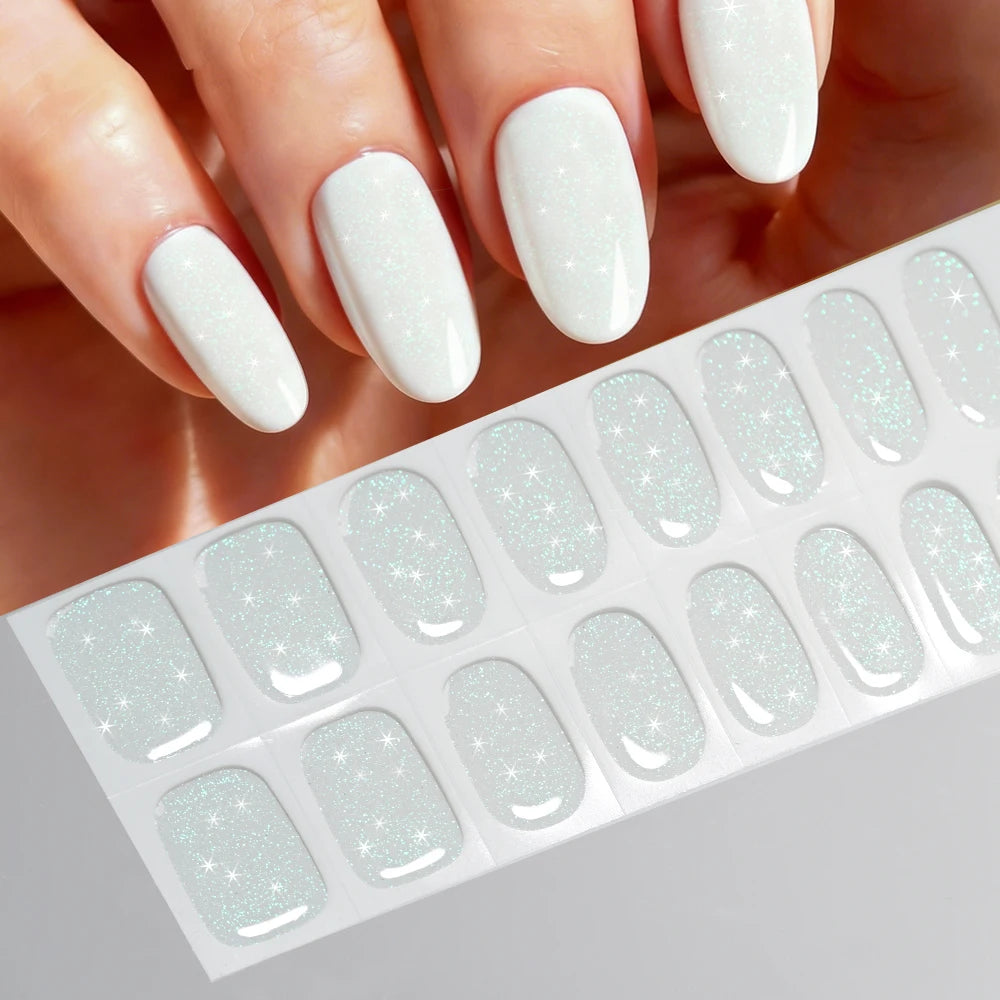 GlowGlam™ UV Gel Nail Wraps – Salon-Perfektion in Minuten (inklusive kostenloser LED-Lampe)