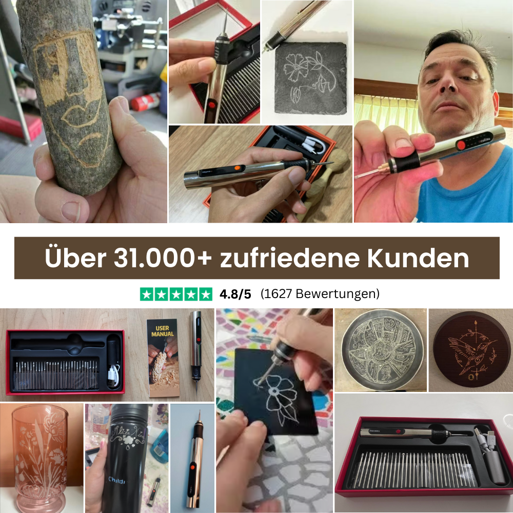 GRAVION™  – Kabelloser Präzisions-Gravierstift mit Quick-Lock System