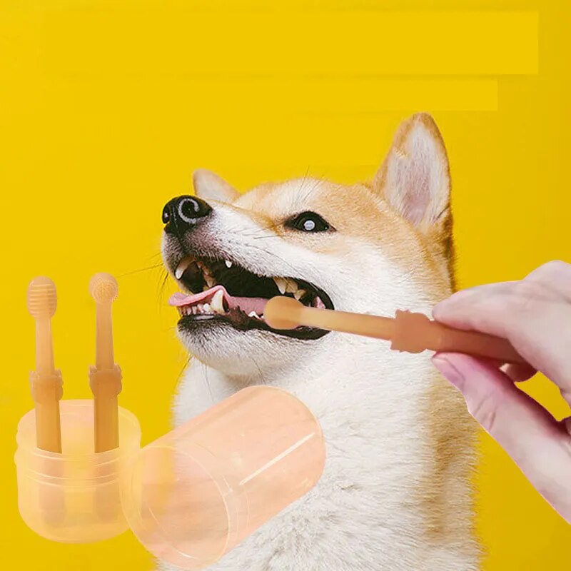 1+1 GRATIS | PawSmile™ Dental Care Brush – Sanfte Zahnpflege für glückliche Hundelächeln