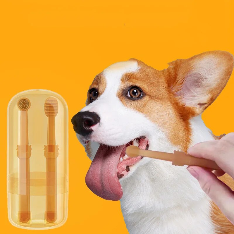 1+1 GRATIS | PawSmile™ Dental Care Brush – Sanfte Zahnpflege für glückliche Hundelächeln