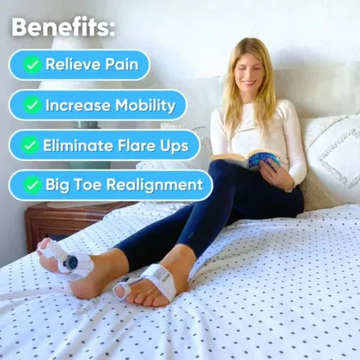 1+1 GRATIS | FlexiToe™ AlignCare – Sanfter Zehenkorrektor bei Hallux Valgus (Ballenzeh)