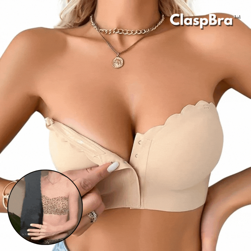 1+1 GRATIS | EasyHold Komfort-BH – Trägerloser BH mit Frontverschluss (2er-Set)