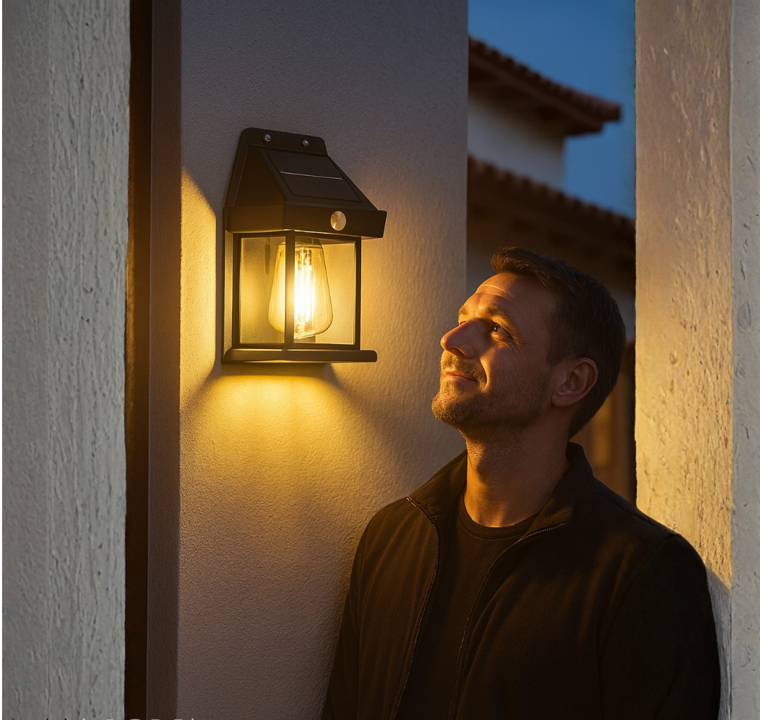 SolarGuard Glow™ – Intelligente Außenbeleuchtung ohne Kabel, ohne Aufwand, ohne Energiekosten | 1+1 GRATIS