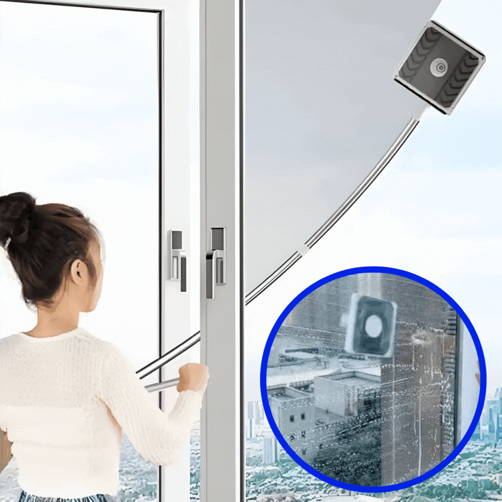 ClearMag DuoClean™ – Fenster reinigen sicher & mühelos, innen und außen gleichzeitig