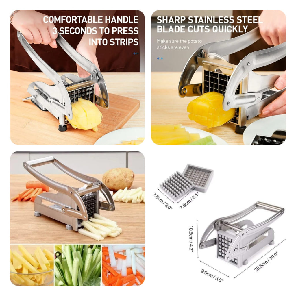VeggiPress™ ProCut – Manueller Hebelschneider für perfekt gleichmäßiges Gemüse