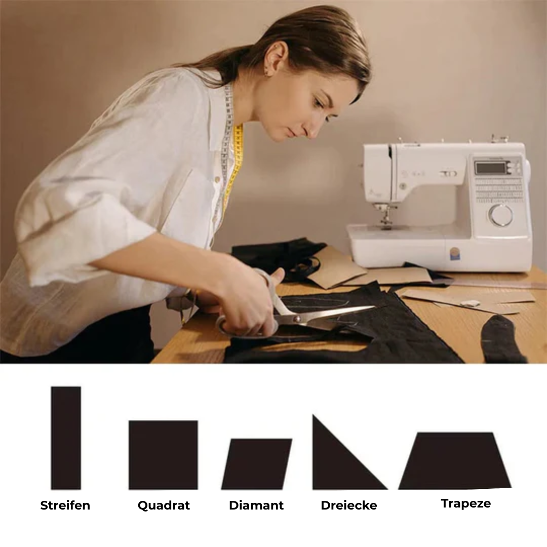 StitchPro™ CutMaster – Präzises Zuschneidesystem für Quilten & Nähen