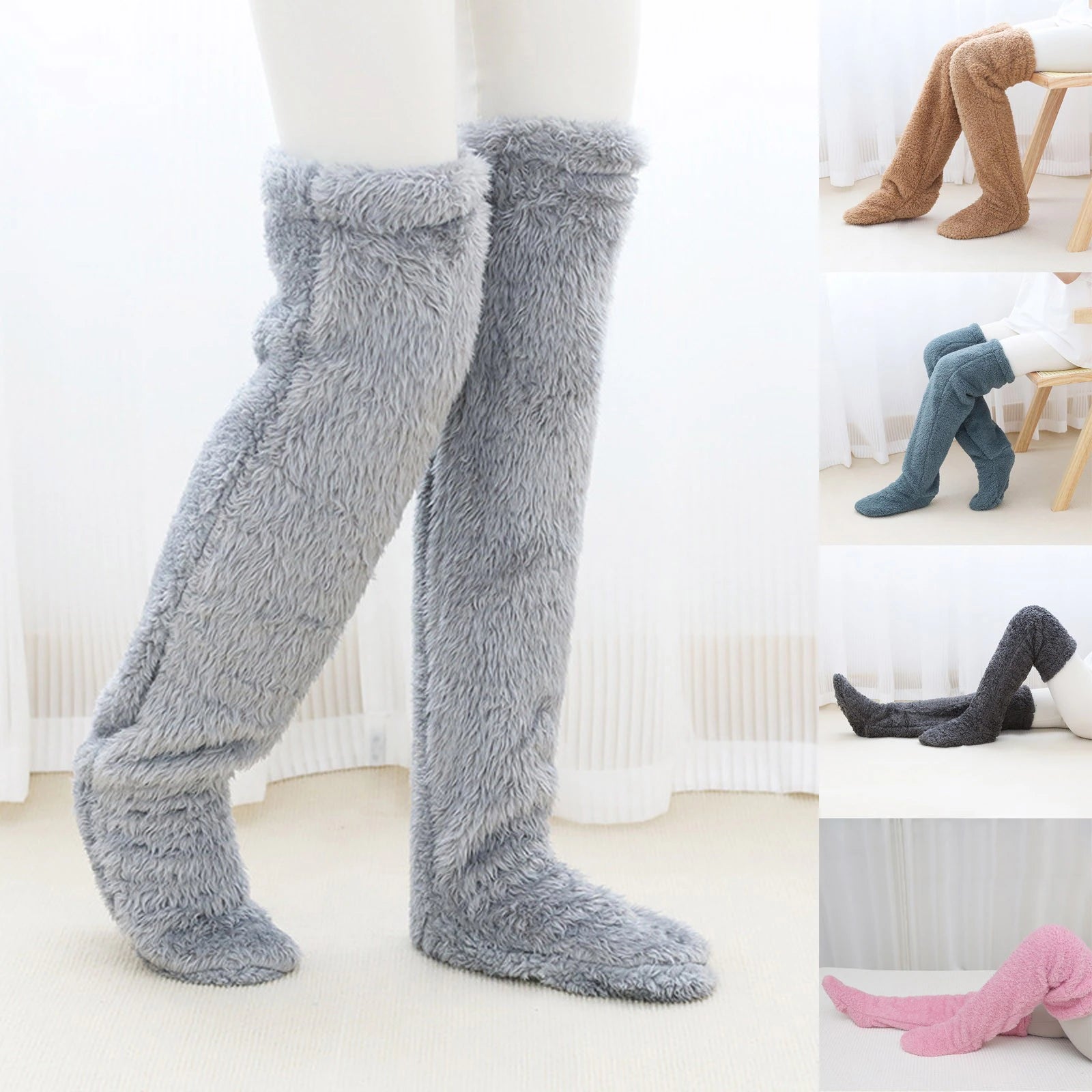 SnowHug™ – Gänsedaunen-Kniewärmer-Socken für Weihnachten  | 1+1 PAAR GRATIS