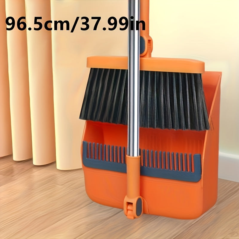 FlexiClean™ 2-in-1 Besen- & Kehrschaufel-Set