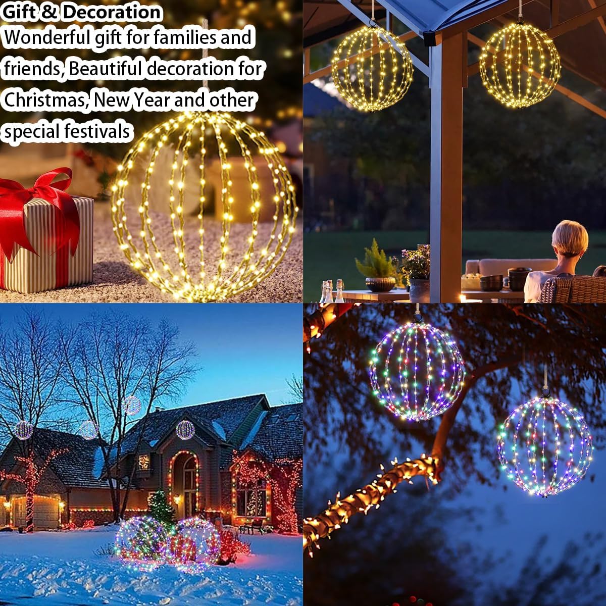 NovaGlow™ SphereLights – Magisches Licht für jede Saison