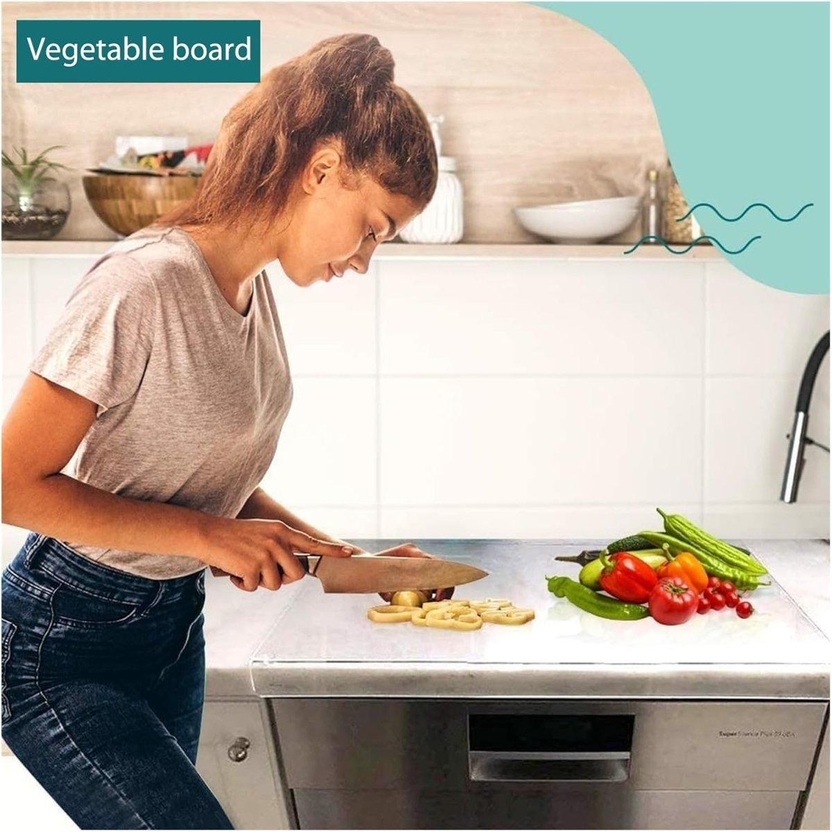 ClearCut ShieldBoard™ – Rutschfeste Schneidplatte für Präzision & Sicherheit in der Küche | 50% RABATT