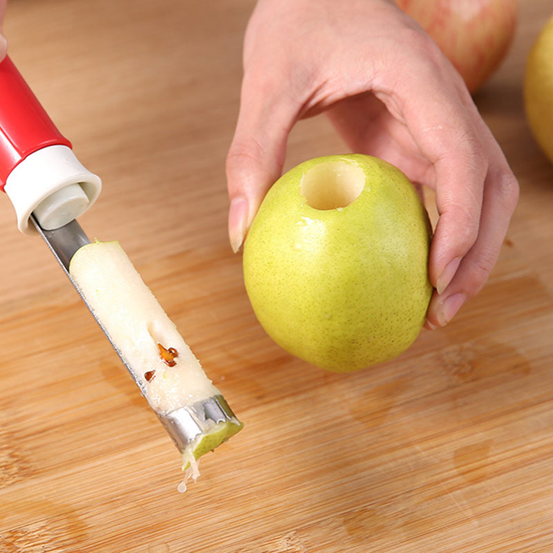 1+1 GRATIS | FruitZen™ | 2-in-1 Obstschäler – Schälen & Entkernen in einem