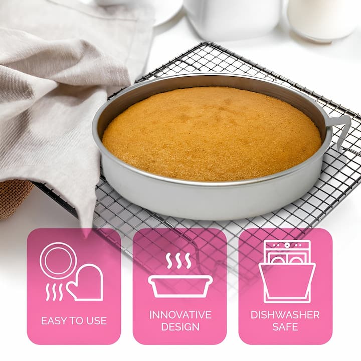 SpinBake™ - Perfekte Kuchen jedes Mal mit der leicht lösbaren SpinBake-Form