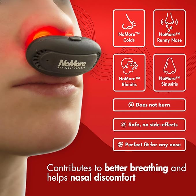 ClearBreath RedLight™ – Roter Lichttherapie-Nasenstift für freie Atmung & Allergieerleichterung | 50 % RABATT