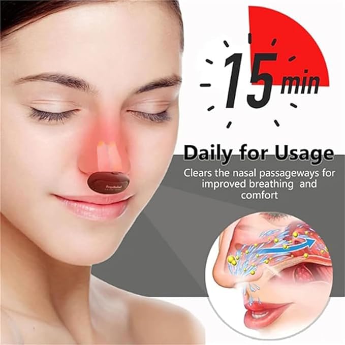 ClearBreath RedLight™ – Roter Lichttherapie-Nasenstift für freie Atmung & Allergieerleichterung | 50 % RABATT