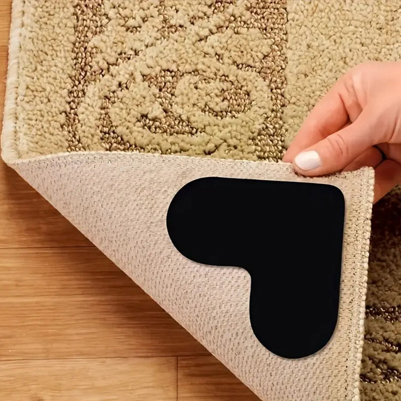 FlatHold Anti-Rutsch Teppich-Ecken – für flache, sichere Teppiche [Nur Heutt 50% Rabat]