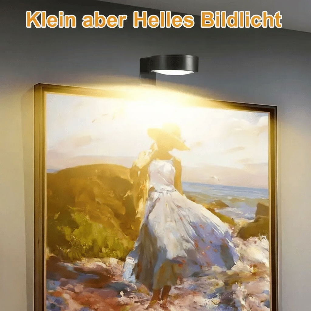 2+1 GRATIS | LumiArte One™ – Kabelloses Galerie-Kunstlicht